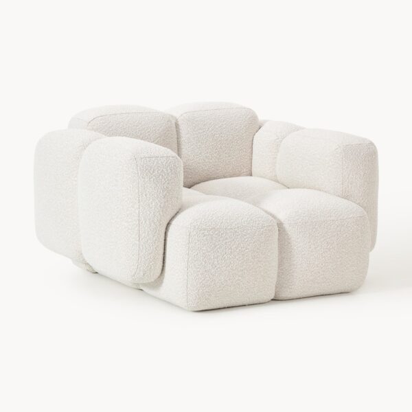 Loungefauteuil Sereno van bouclé